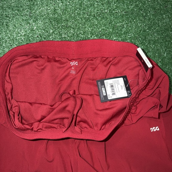 VRST Stride Running Shorts Mens Large Red Lined 5" Lightweight Stretch - Picture 4 of 5